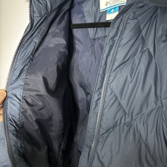 Columbia Women’s Icy Heights II Down Jacket Size Small Removable Hood - Picture 4 of 16